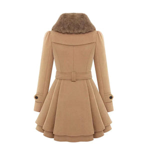 Daniek - Chic Fodrad Trenchcoat