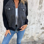 Olivia - Modern Jacka Med Denim